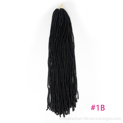 Synthetic Braids Micro 36 Short 18 Inch Crochet Hair Ombre Natural Soft Dreadlocks Sisterlocks Sister Loc Extensions Sister Locs